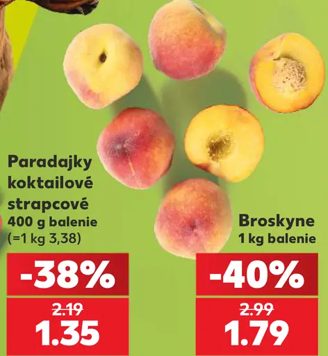 Paradajky koktailové strapcové