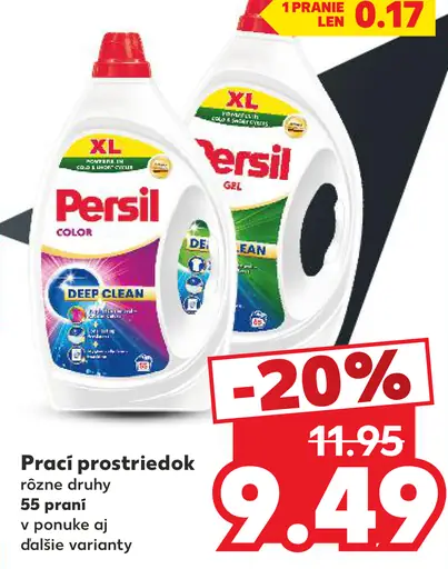 Persil prací prostriedok rôzne druhy