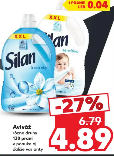 Silan aviváž rôzne druhy