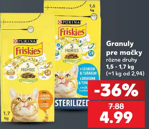 Purina Friskies Granuly pre mačky