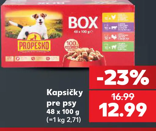 Propesko kapsičky pre psy