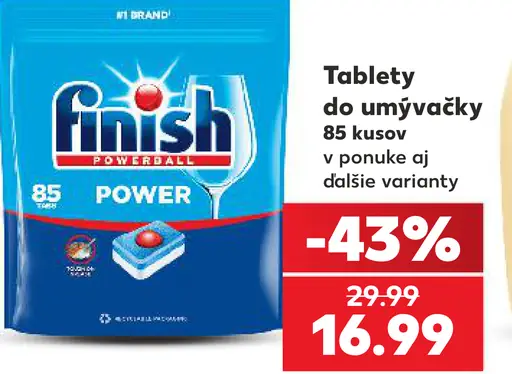 Finish Tablety do umývačky riadu