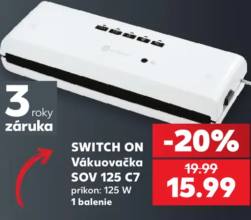 Switch On Vákuovačka SOV 125 C7