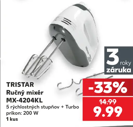 Tristar Ručný mixér MX-4204KL
