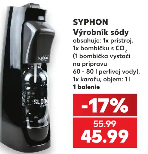 Syphon Výrobník sódy