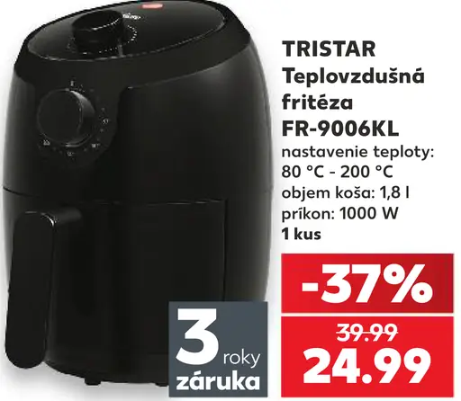 Tristar teplovzdušná fritéza FR-9006KL