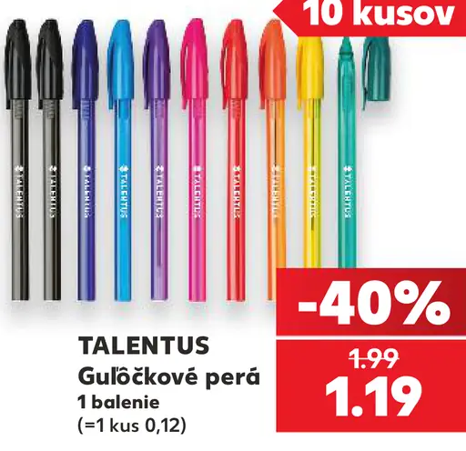 Talentus Guľôčkové perá
