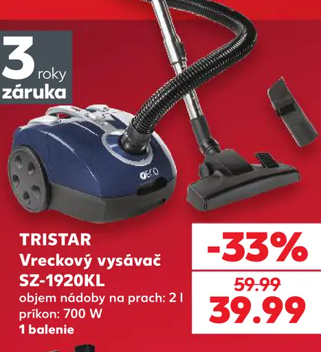 Vreckový vysávač SZ-1920KL