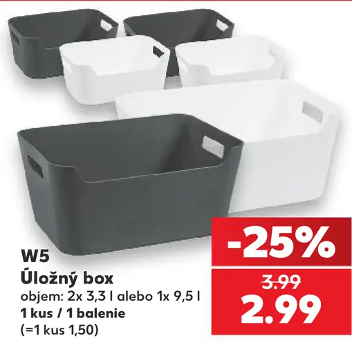 W5 Úložný box