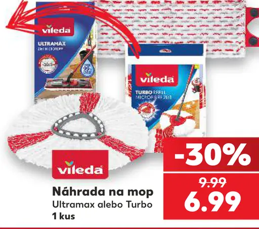 Vileda Náhrada na mop Ultramax alebo Turbo
