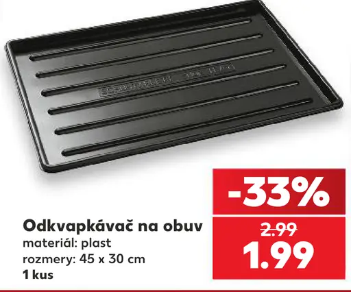 Odkvapkávač na obuv