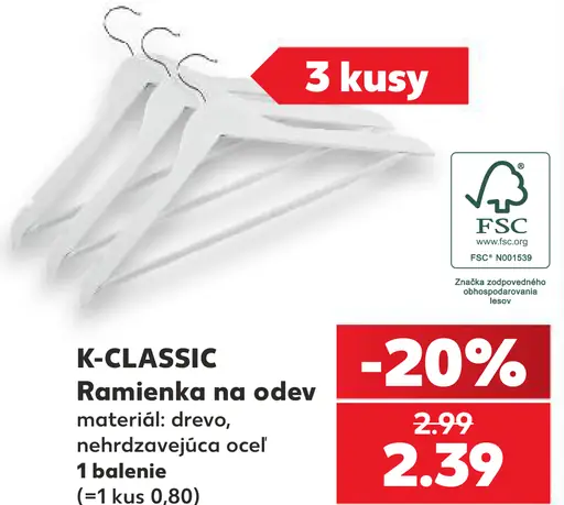 K-Classic Ramienka na odev