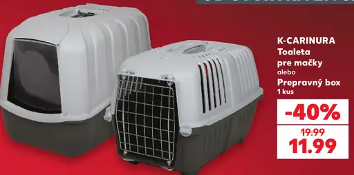 K-Carinura Toaleta pre mačky alebo Prepravný box