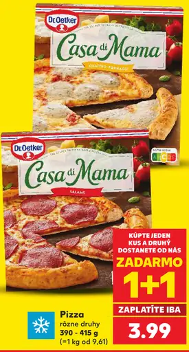 Dr. Oetker Casa di Mama pizza rôzne druhy