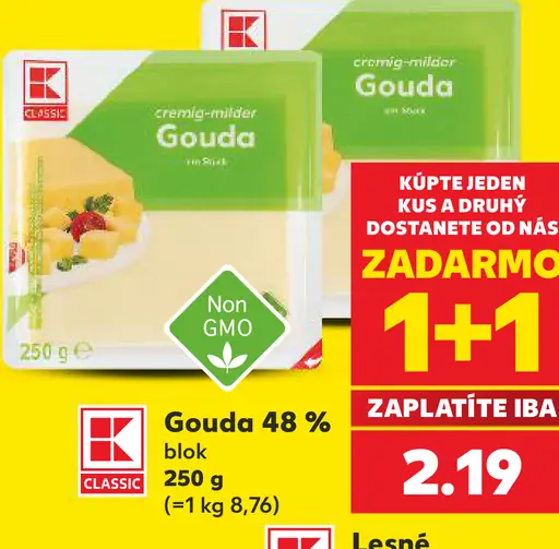 K-Classic gouda 48 % blok