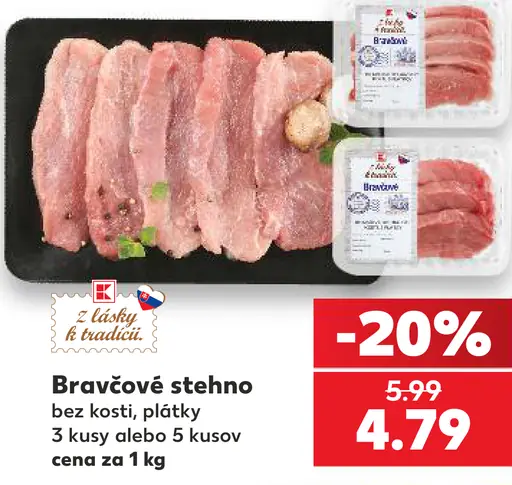 Bravčové stehno bez kosti