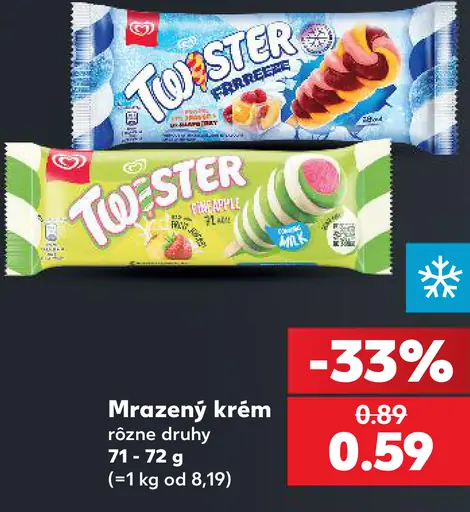Twister mrazený krém