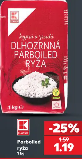 K-Classic Parboiled ryža