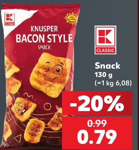 K-Classic Knusper Bacon Style snack
