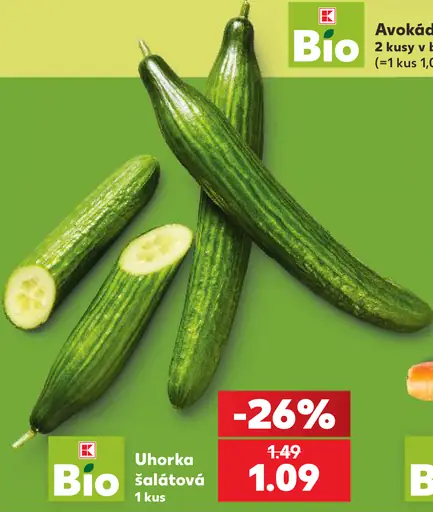 Bio Uhorka šalátová
