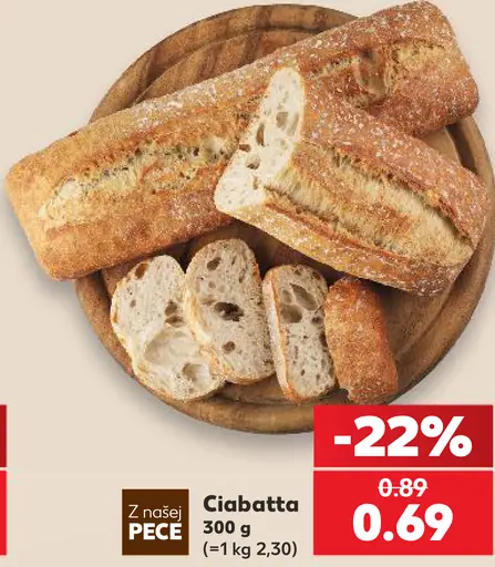 Z našej pece – Ciabatta