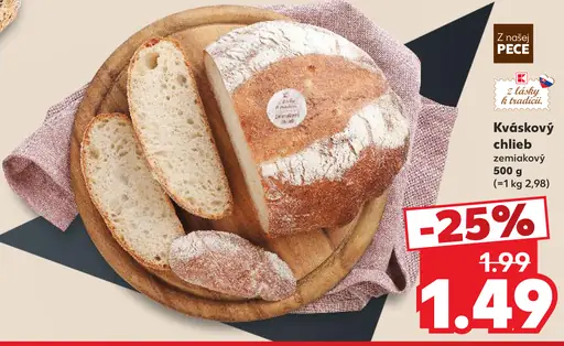 Z našej pece Kváskový zemiakový chlieb