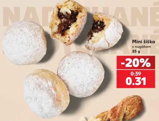 Mini šiška s nugátom