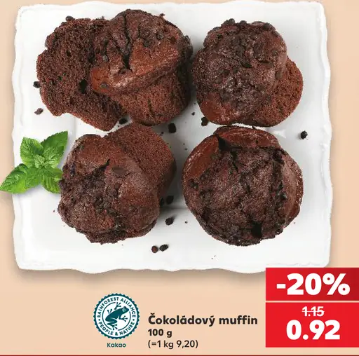 Čokoládový muffin