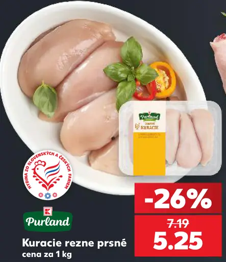 Pureland Kuracie rezne prsné