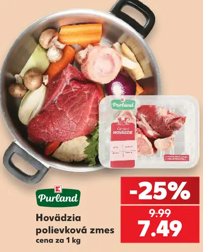 Pureland hovädzia polievková zmes