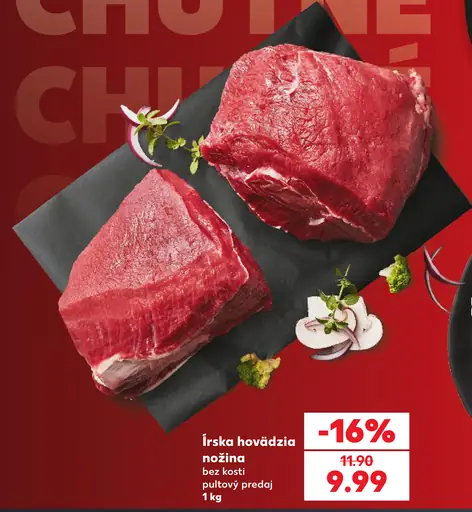 Írska hovädzia nožina bez kosti