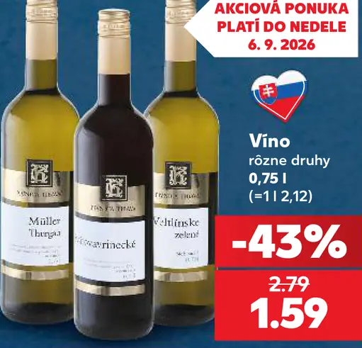 Víno Müller Thurgau, Frankovka modrá, Veltlínske zelené