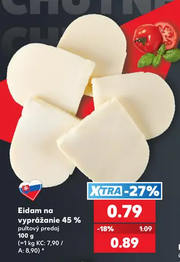 Eidam na vyprážanie 45%