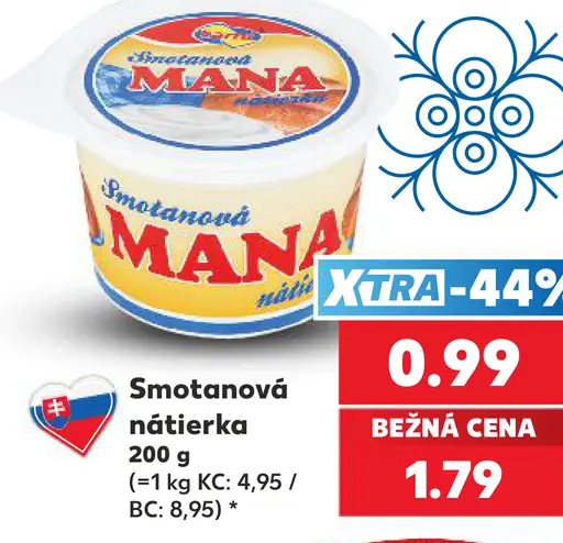 Mana Smotanová nátierka