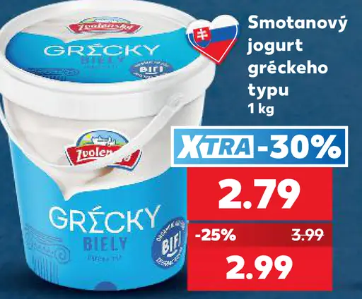 Zvolenský Smotanový jogurt grécky typ biely