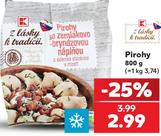 Pirohy s bryndzovou náplňou