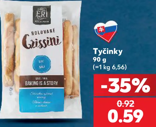 ER Exclusive rolované grissini