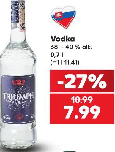 Triumph Vodka 38%