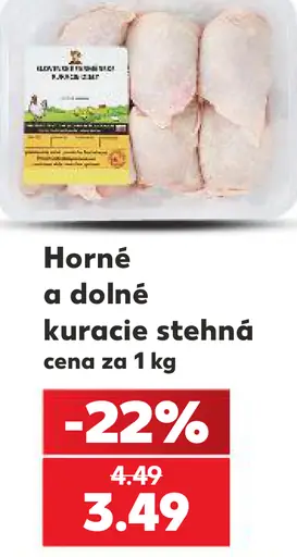 Kuracie stehná horné a dolné