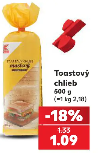 Maslový toastový chlieb