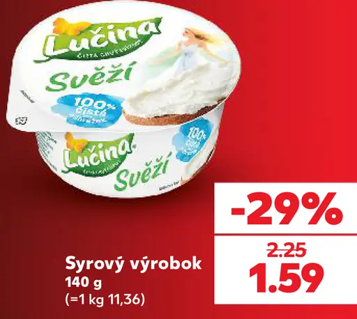 Lučina Svěží syrový výrobok