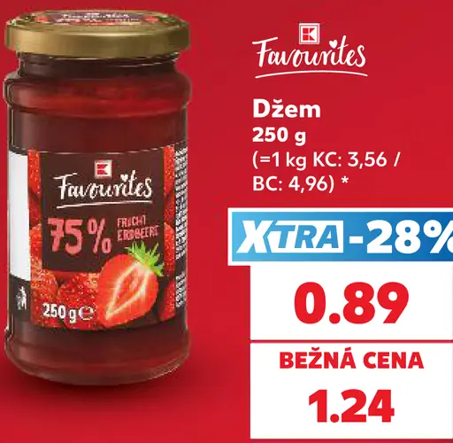 Favourites džem s jahodami