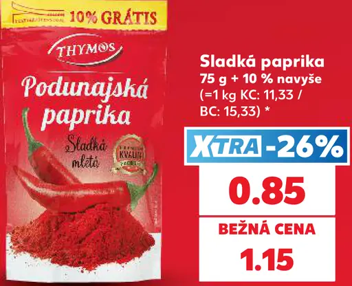 Thymos Sladká paprika
