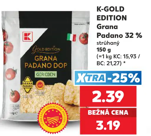 K-Gold Edition Grana Padano 32 %