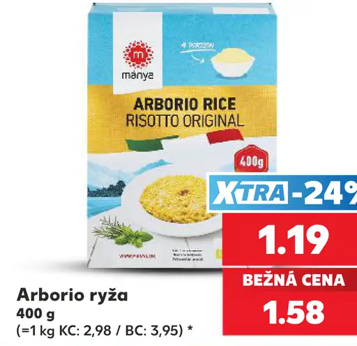 Mánya Arborio ryža