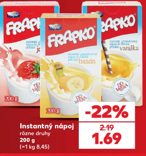 Dr. Oetker Frappko instantný nápoj