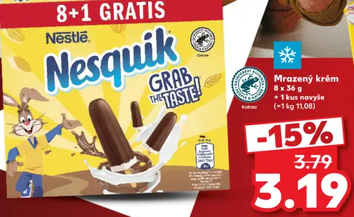 Nestlé Nesquik mrazený krém