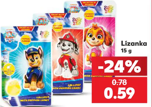Lízanka Paw Patrol