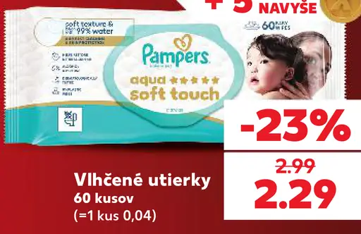 Pampers Aqua Pure vlhčené utierky
