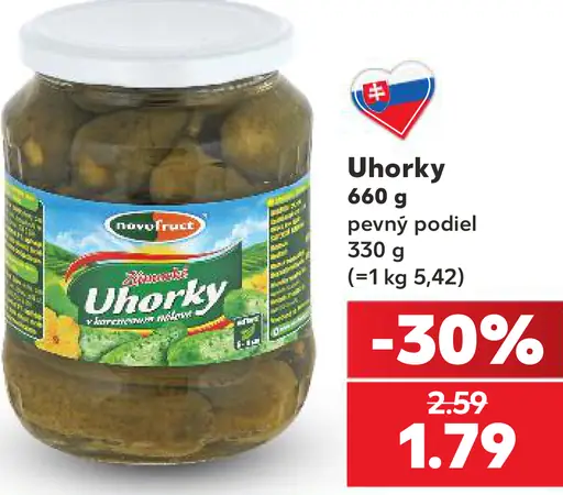 Novofruct Uhorky